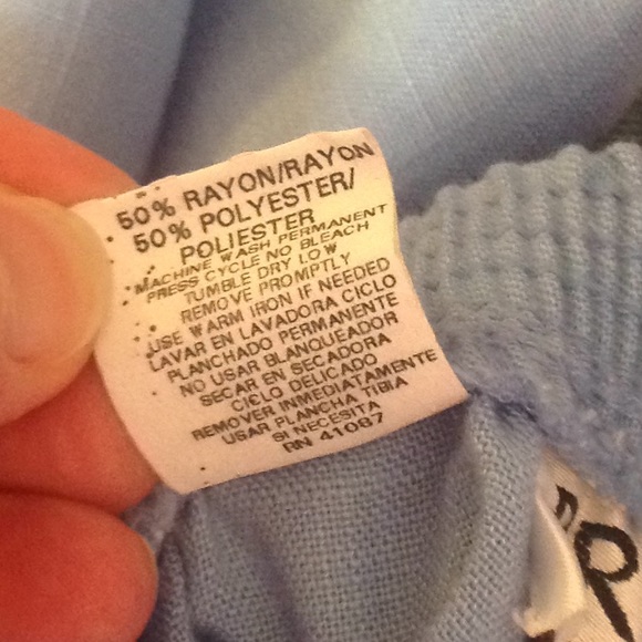 BRIGGS NEW YORK, pants w/pockets and elastic waist, 10P blue - Picture 8 of 8